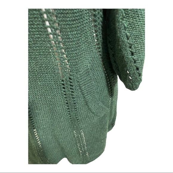 BCBG maxazria merino blend sweater cowl neck knit front kangaroo pockets Small - Picture 3 of 10